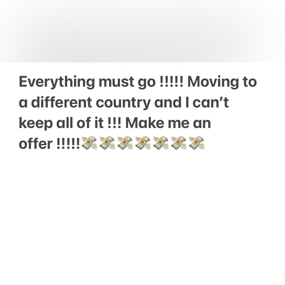 Make a reasonable offer everything needs to go !!!!!!!